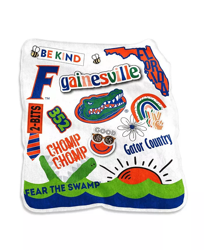 Logo Brands Florida Gators 50'' x 60'' Native Raschel Plush Throw Blanket