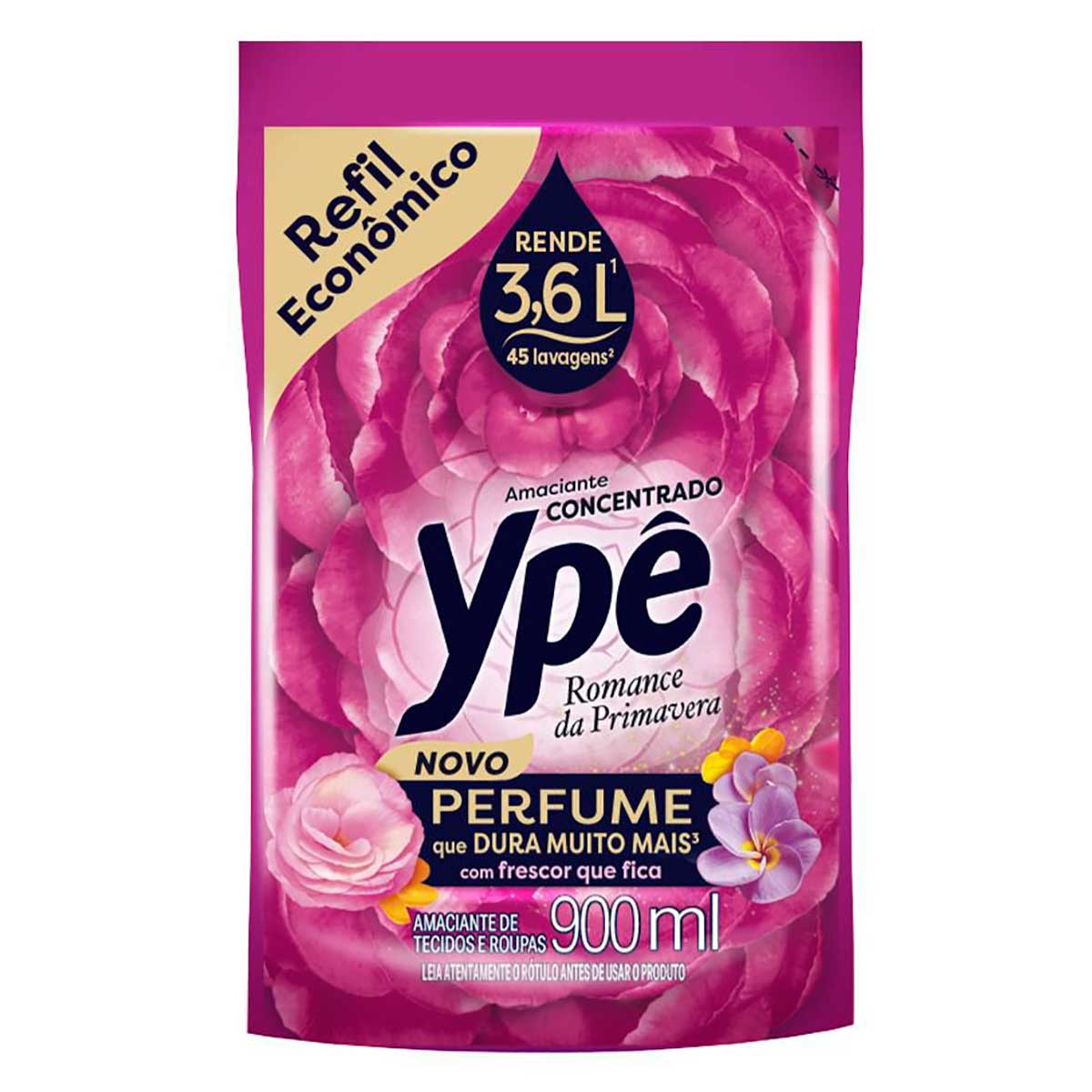 Amaciante Concentrado Ype Pink Refil 900ml