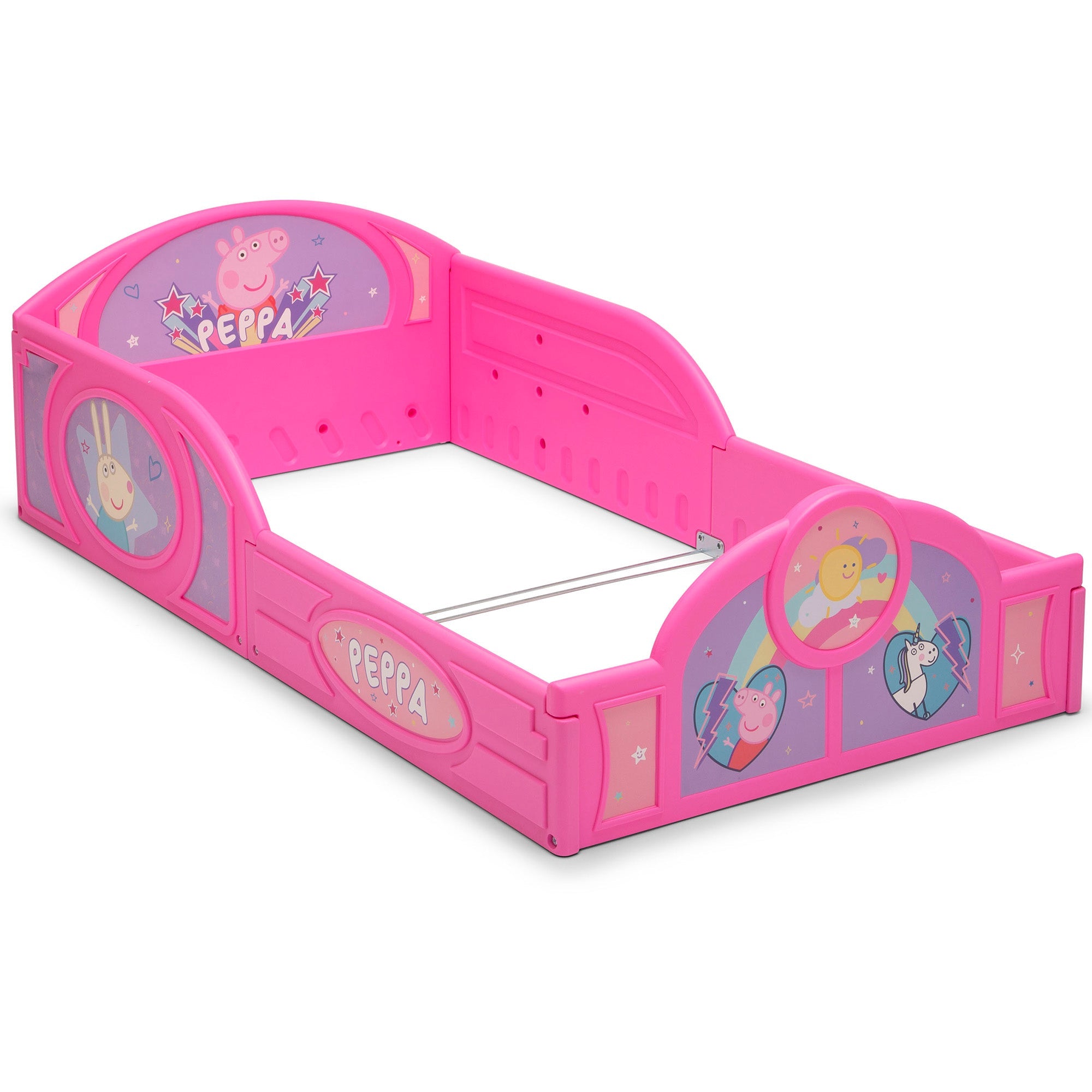 Peppa Pig Plastic Sleep and Play Toddler Bed by Delta Children