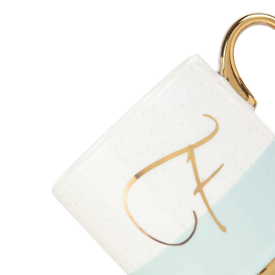 Karaca F Letter Mug 153.03.06.1613