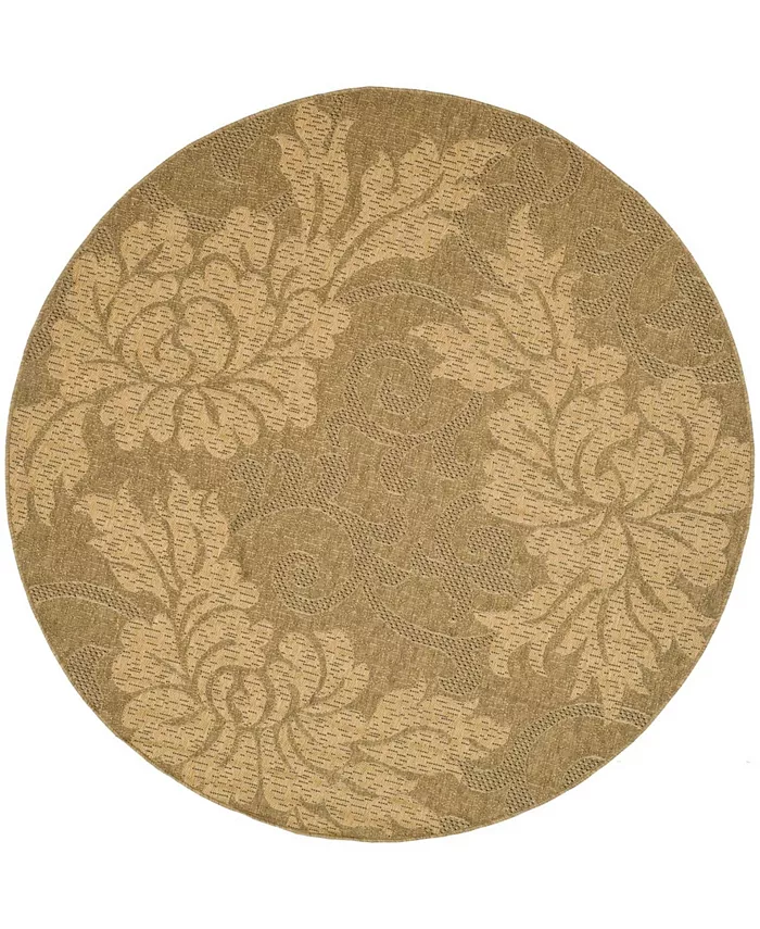Safavieh Courtyard Gold and Natural 6'7