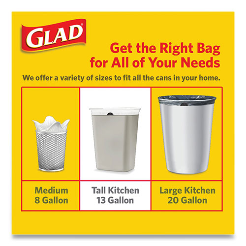 Clorox Glad OdorShield with Febreze | 13 gal， 0.72 mil， 25.75