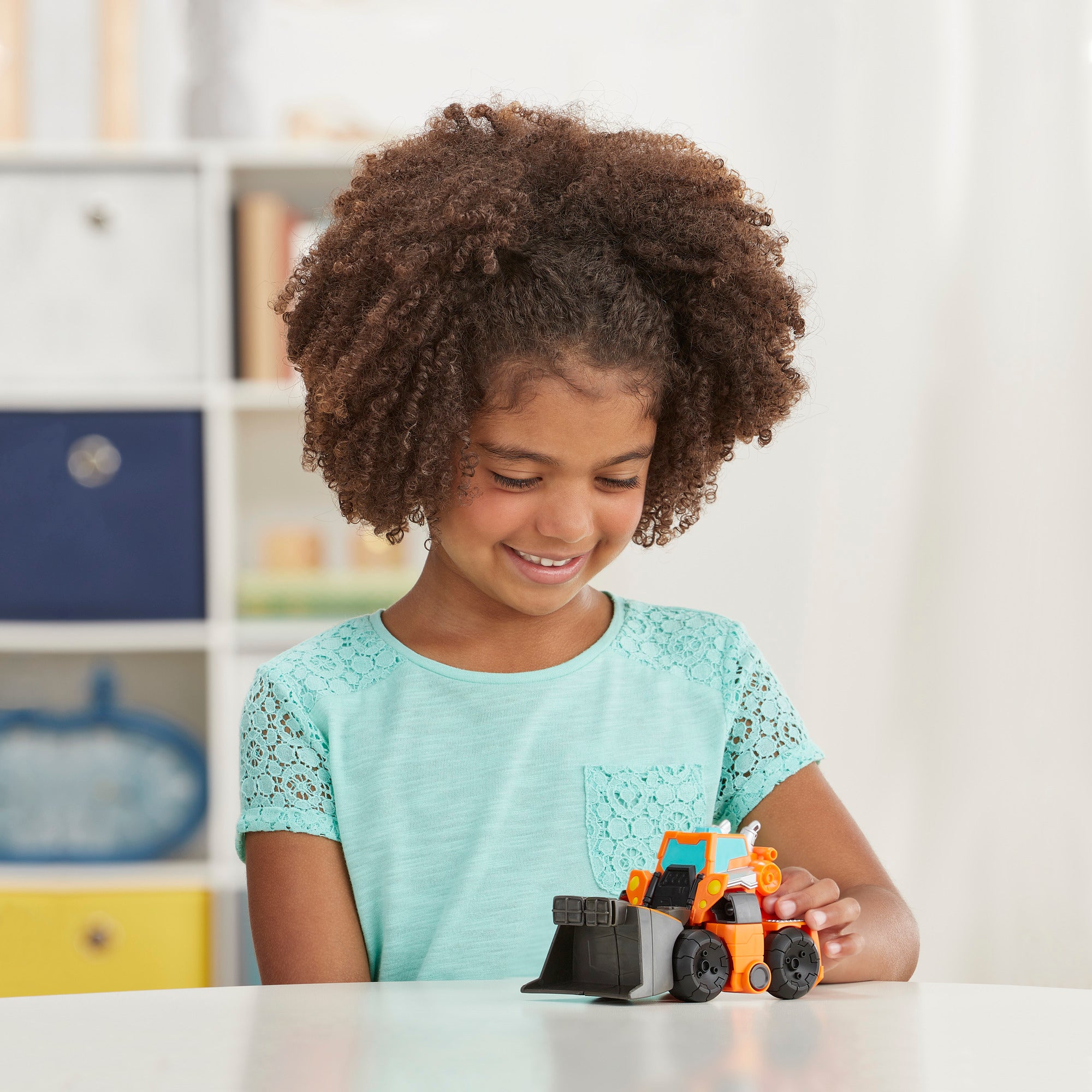 Playskool Heroes Transformers Rescue Bots Wedge theConstruction-Bot Toy Robot