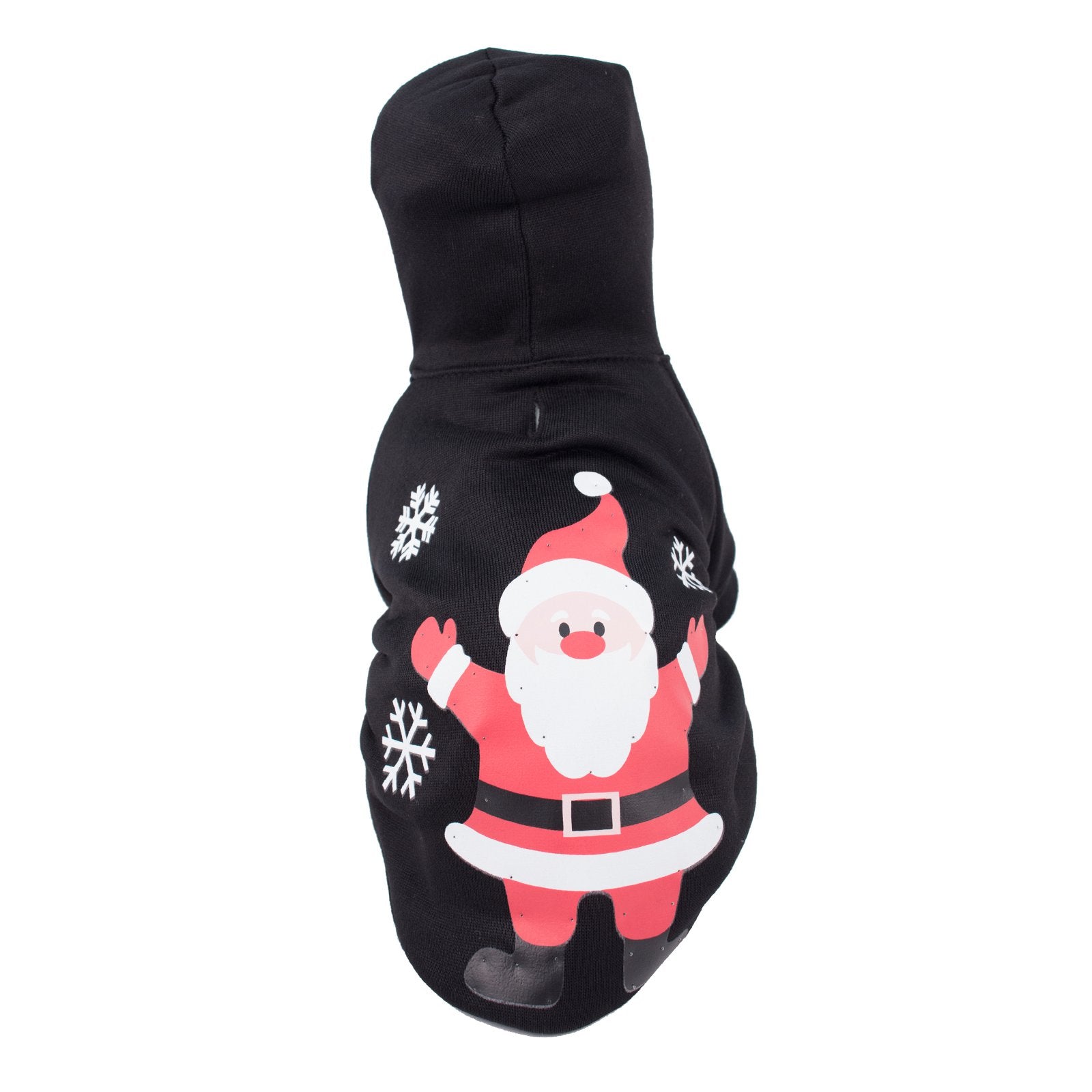 Pet Life ® LED Lighting 'Juggling Santa' Hooded Dog Costume Sweater w/ Included Batteries