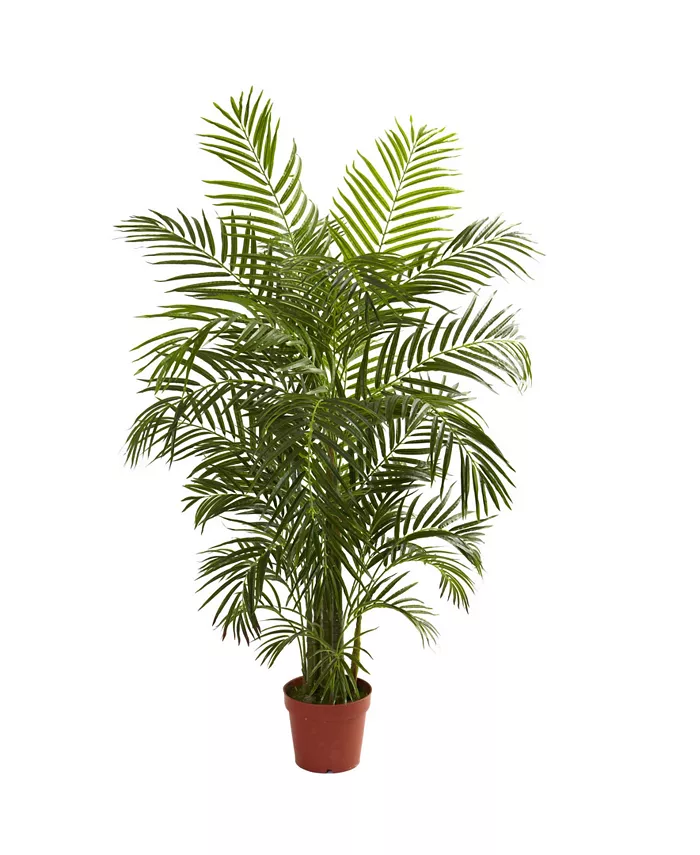 Nearly Natural 4.5' Areca Palm UV-Resistant Indoor Outdoor Tree