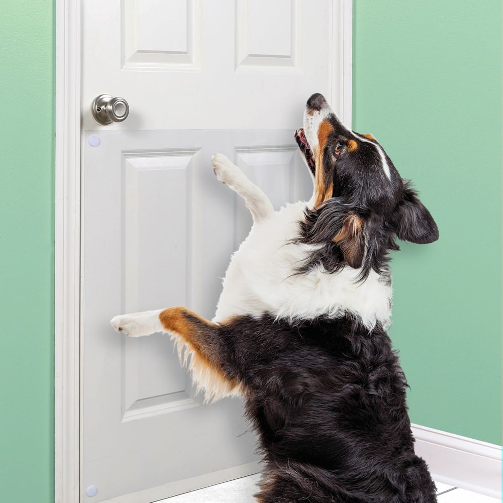 Large Vinyl Door Guard for Dog Scratching - 33