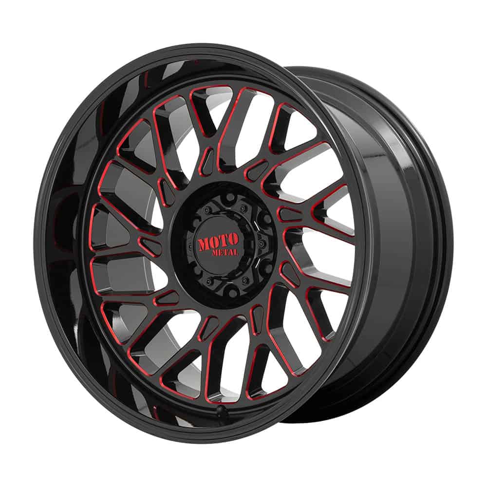Moto Metal MO805 MO805 22X10 8X6.5 G-BLK MILL RTCC -18MM