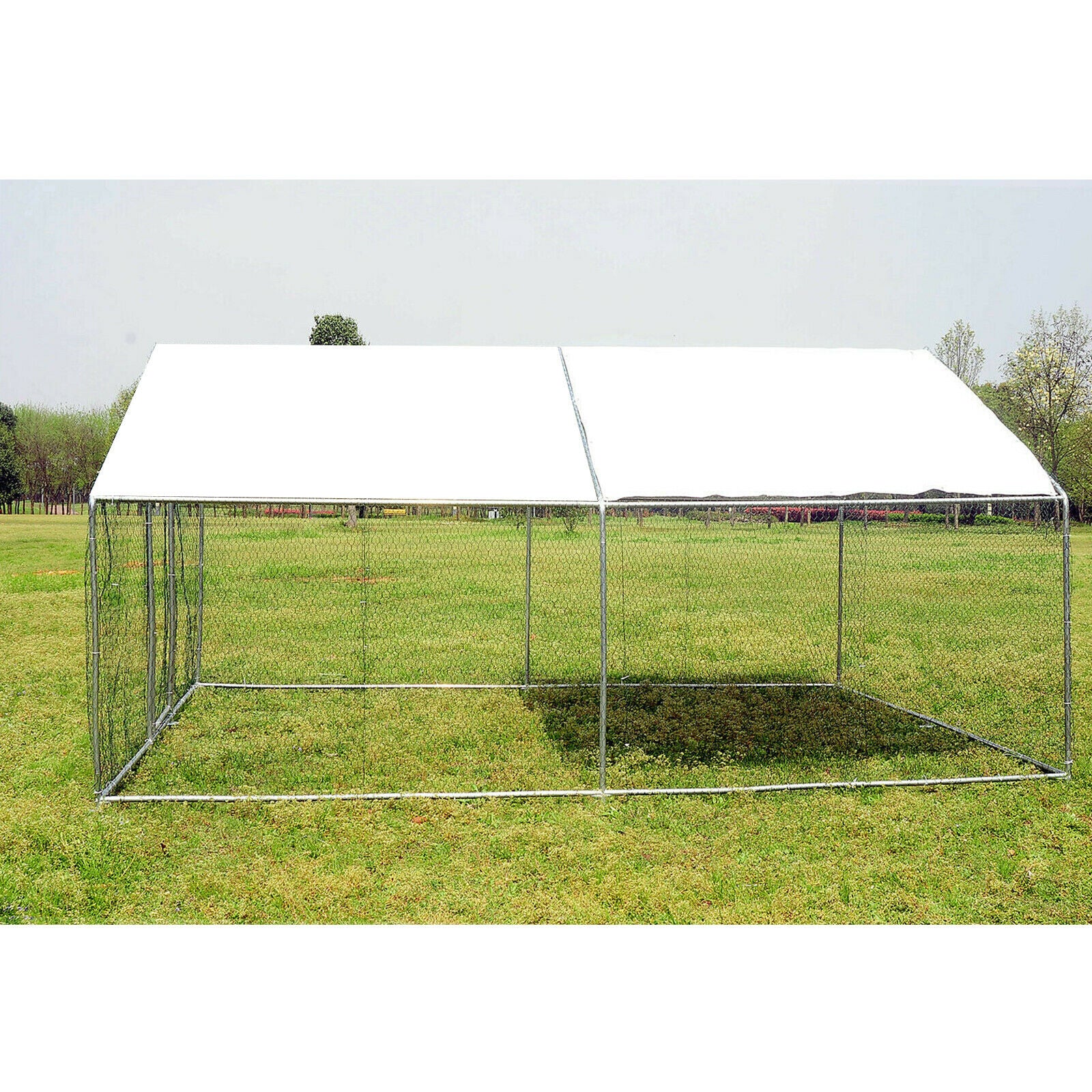 Large Walk in Chicken Run Coop Hen House Enclosure Backyard Poultry Cage Cover 10' x 10'