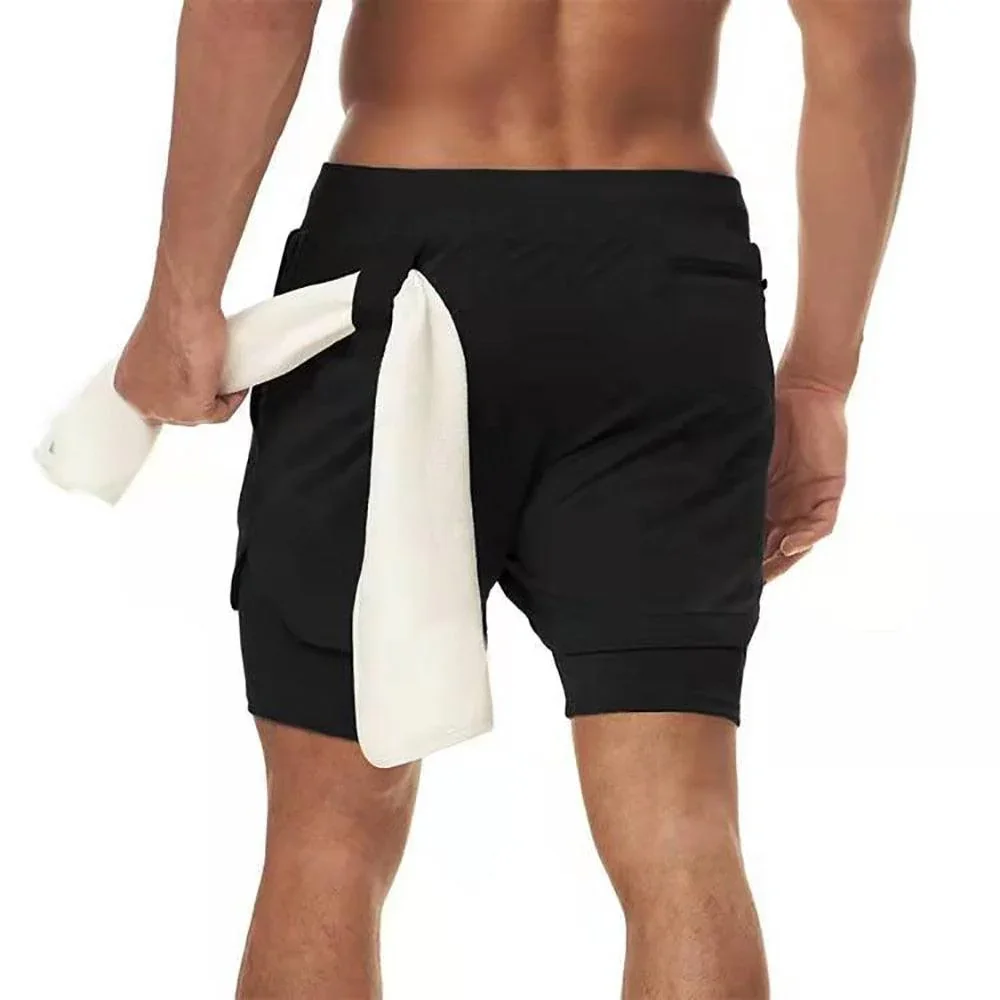 Shorts Masculino 2 em 1 com Suporte Para celular - ProSport / Estilo e Funcionalidade em um Só Produto!