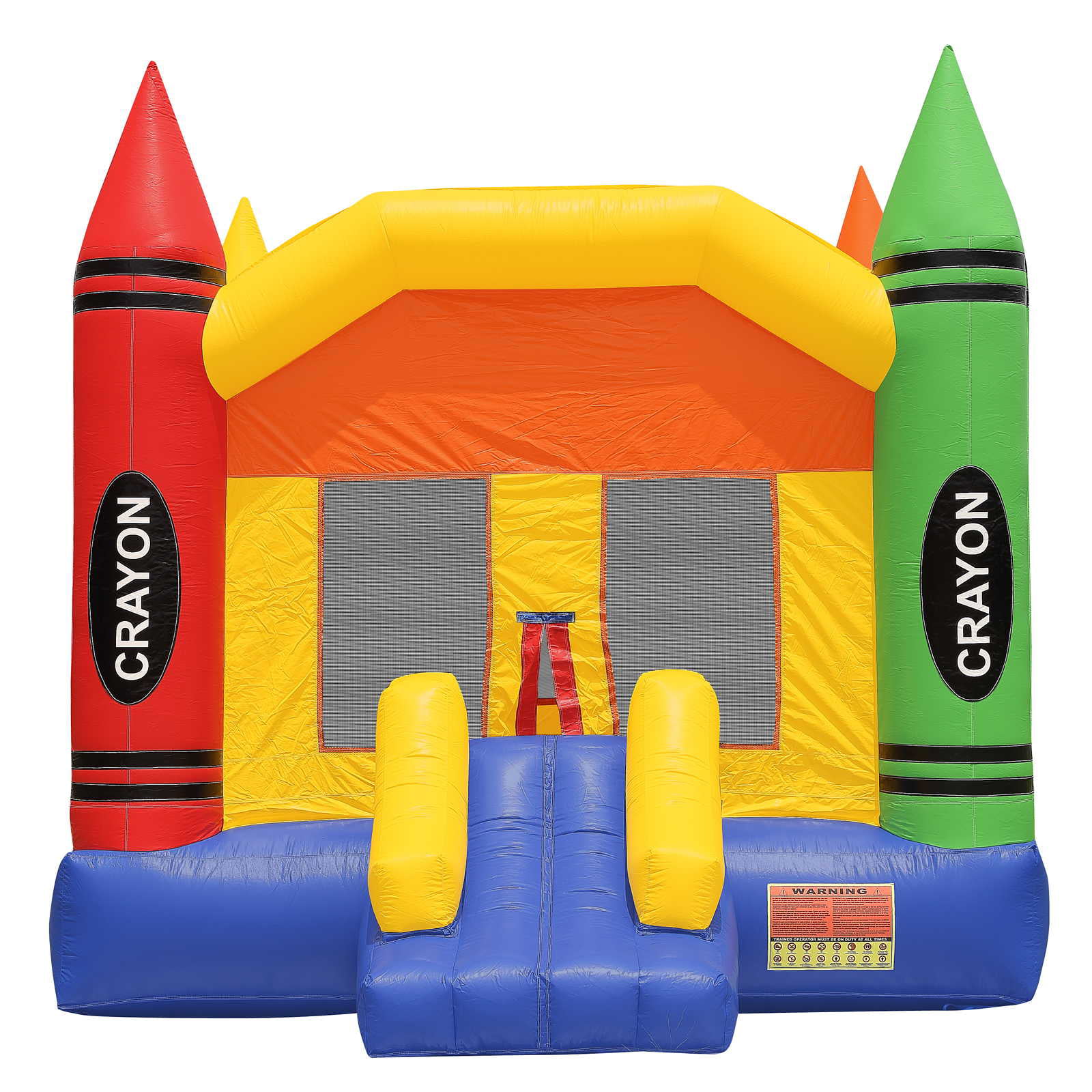 Inflatable HQ Commercial Grade Bounce House - PVC Crayon Castle Jumper