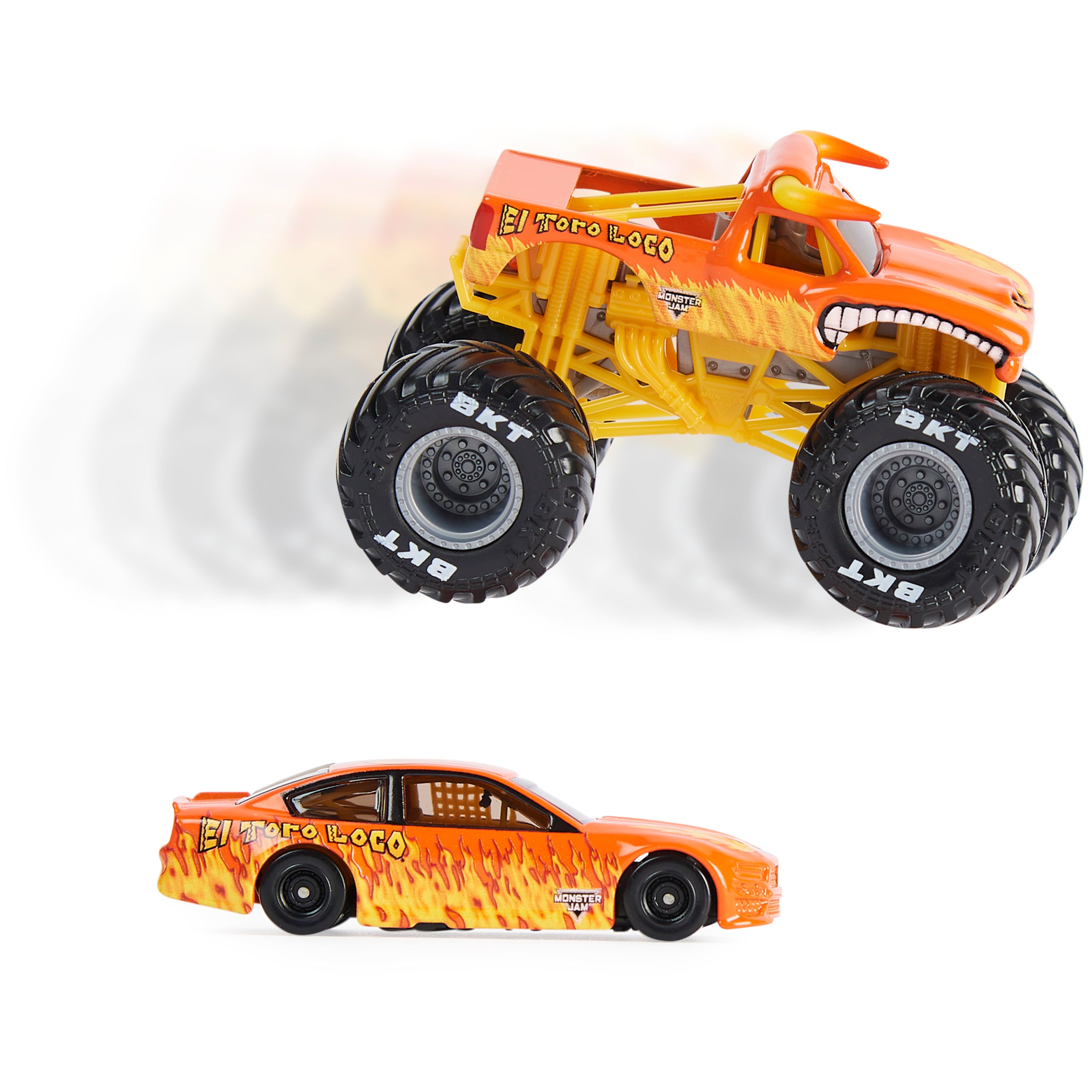 Monster Jam El Toro Loco Truck and Race Car (Walmart Exclusive)