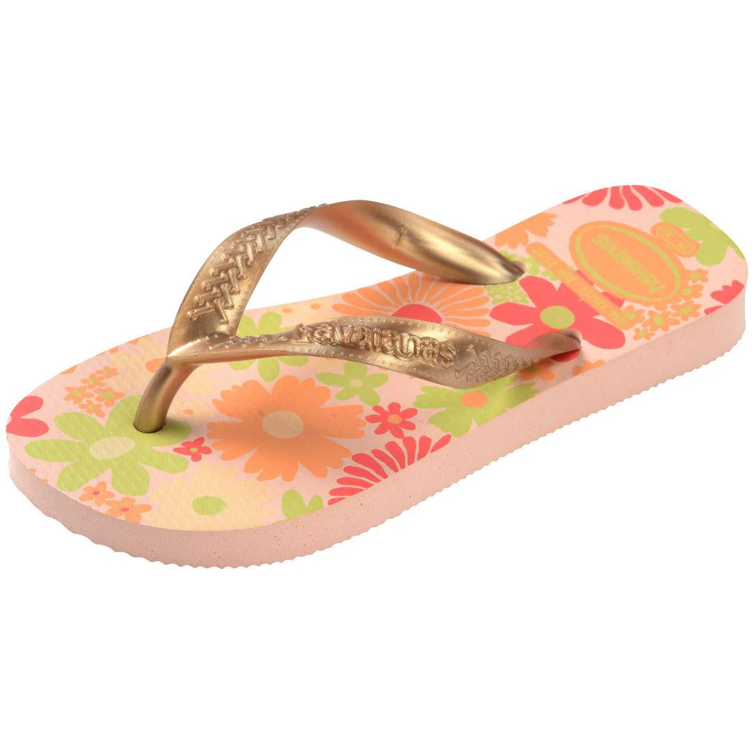Chinelo Havaianas Infantil Flores