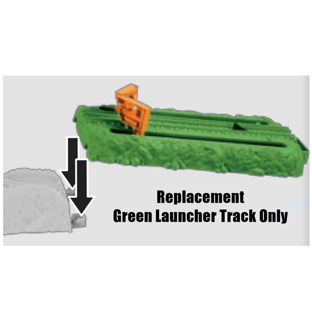 Replacement Parts for Thomas and Friends Train Set - FJK50 ~ Trackmaster Turbo Jungle Set ~ Replacement Green Launcher Track