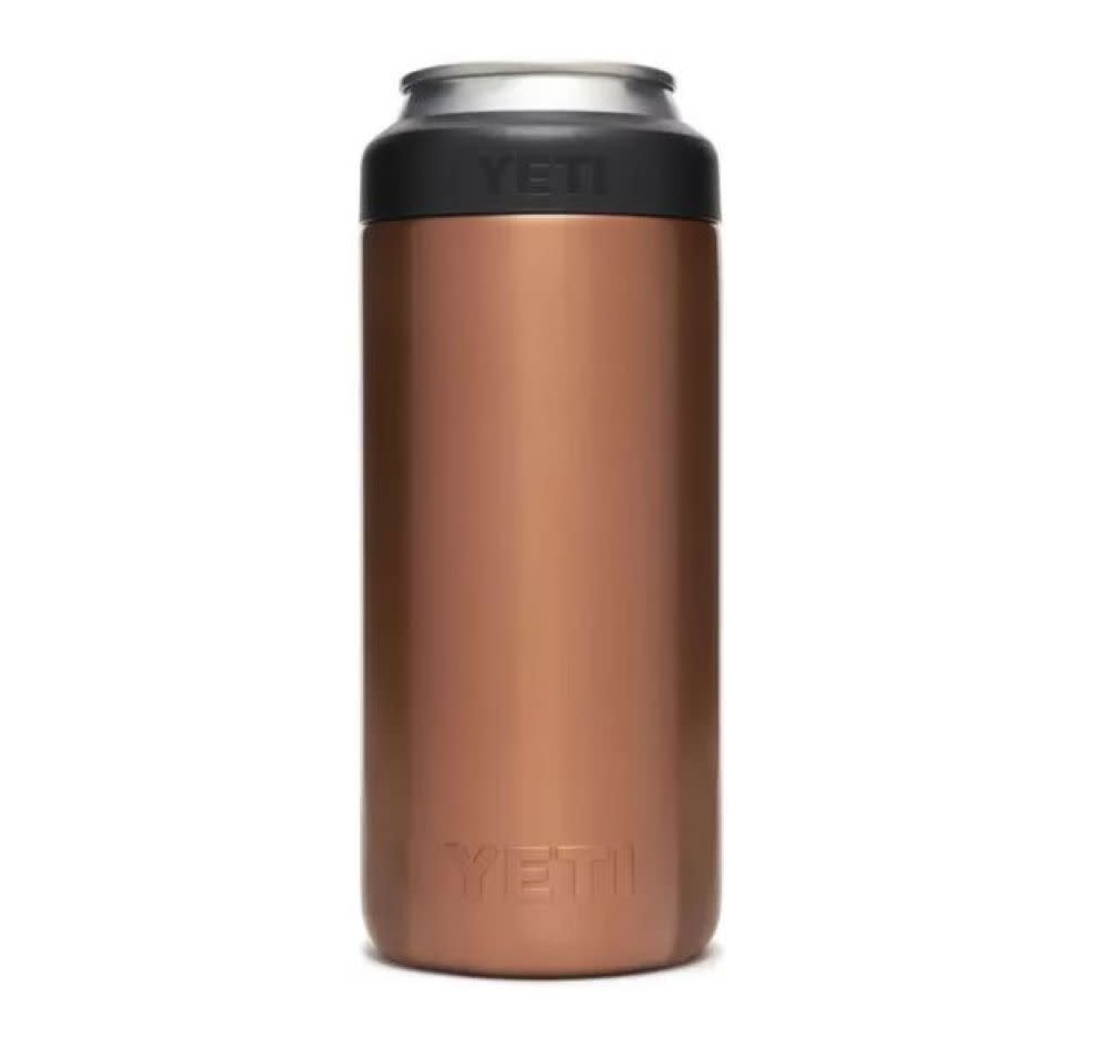 Yeti Rambler Colster Slim Can Insulator Copper