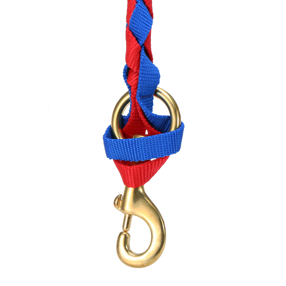 Braided Horse Rope Horse Leading Rope Braid Horse Halter with Brass Snap 2.0M / 2.5M / 3.0M