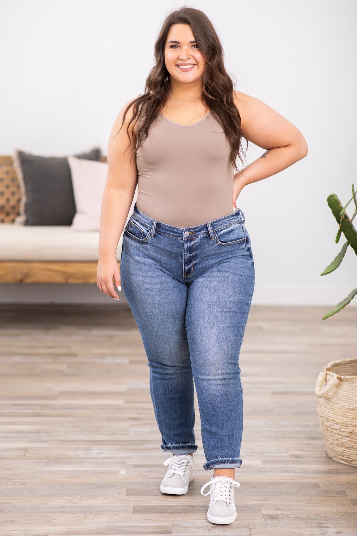 Judy Blue Non Distressed Boyfriend Jeans