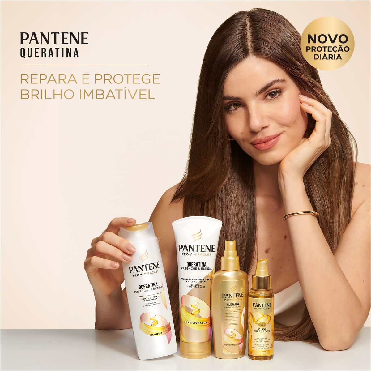 Oleo Capilar Milagroso Pantene Pro-V Miracles Queratina 95ml