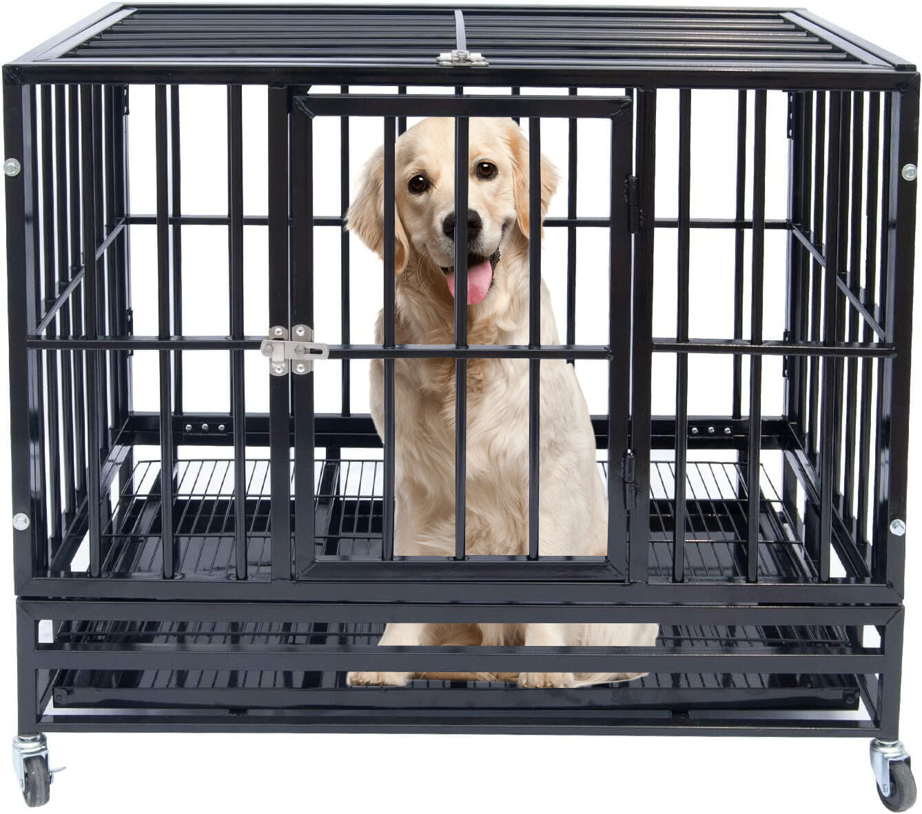 Polar Aurora Pet Dog Cage Heavy Duty Strong Metal Crate Dog