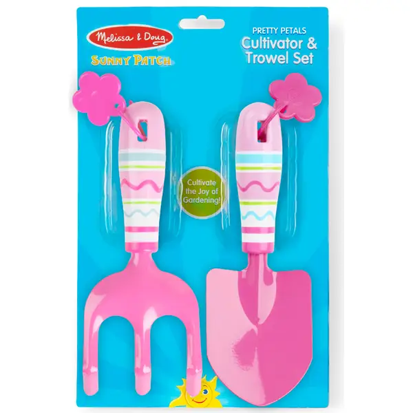 Melissa and Doug Pretty Petals Cultivator and Trowel Set