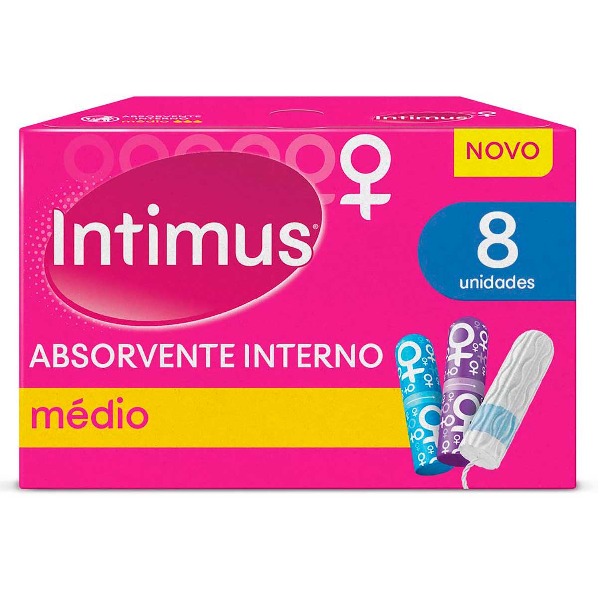 Absorvente Interno Intimus Discreto Medio 8 Unidades
