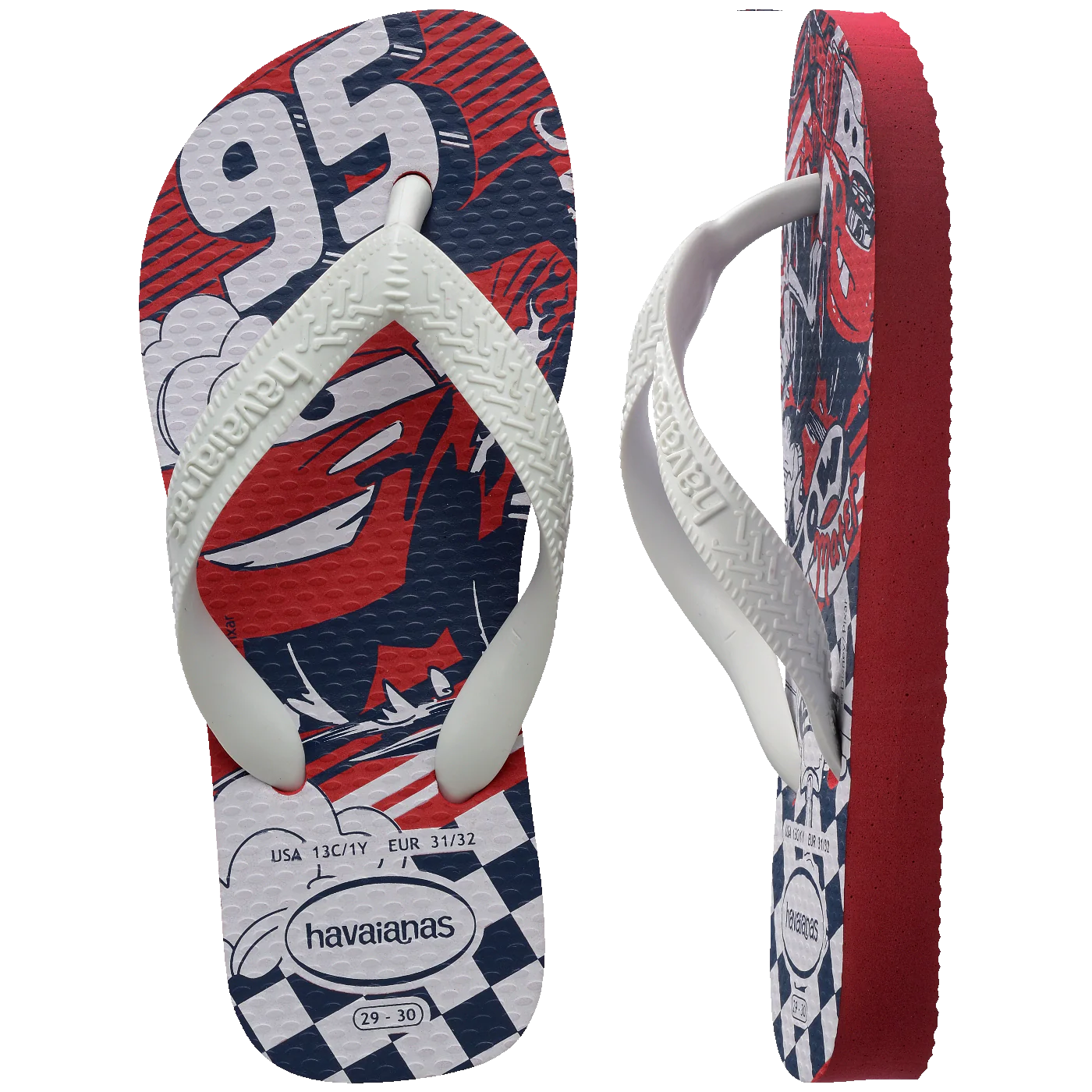 Chinelo Havaianas infantil Disney Carros