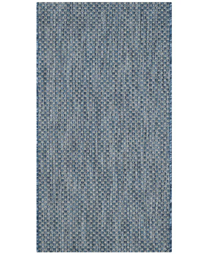 Safavieh Courtyard Navy and Gray 2'7