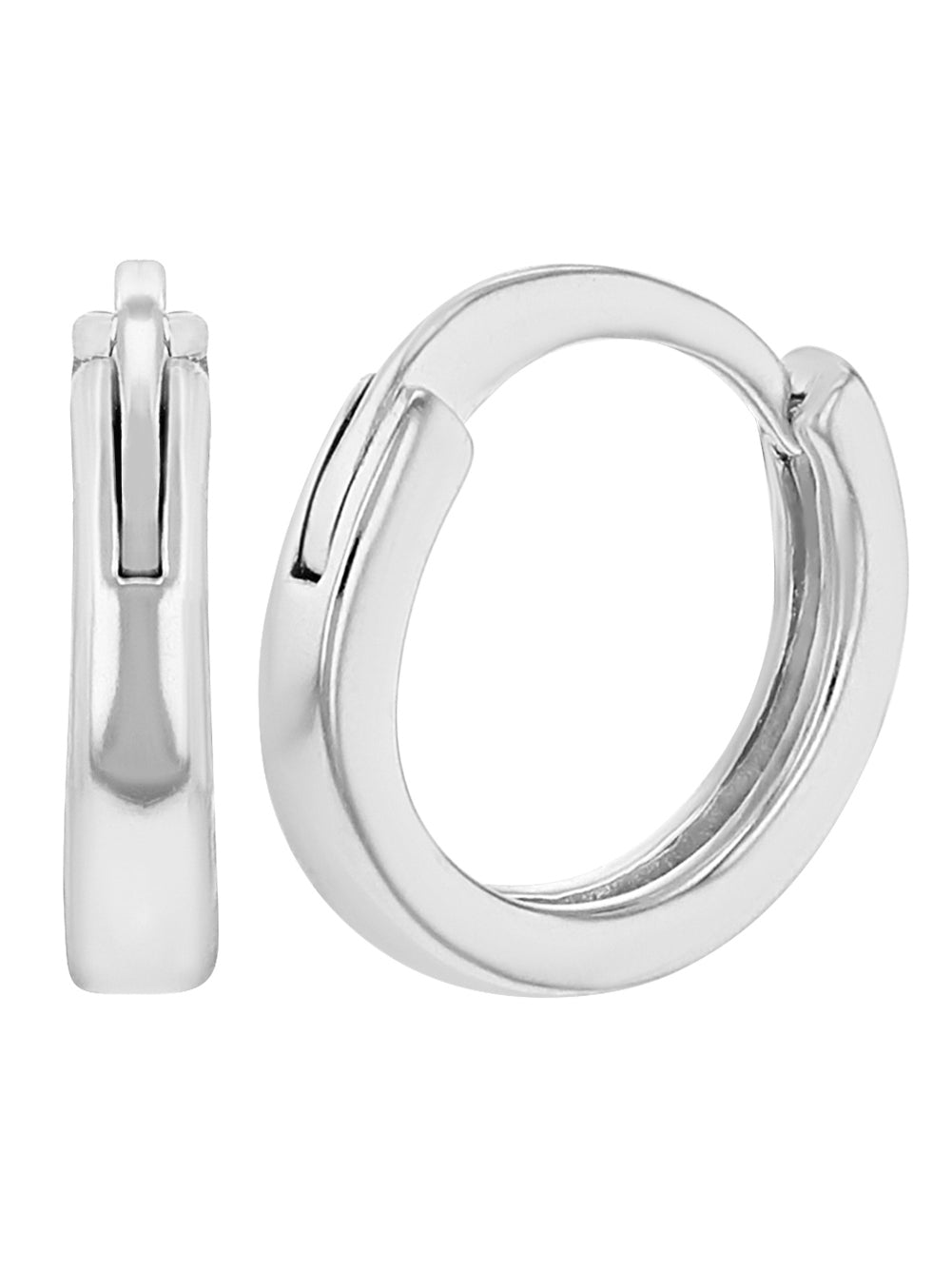 Sterling Silver T400 925 Tiny Hoop Earrings