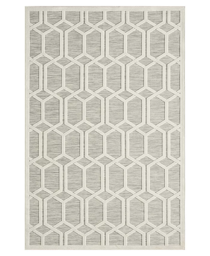 LR Home Vance VERND82107 5' x 7' Outdoor Area Rug