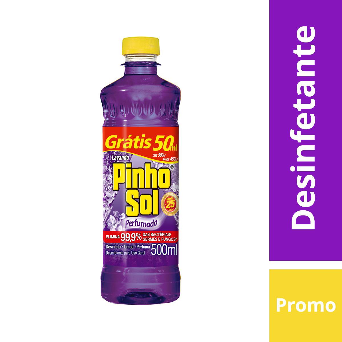 Desinfetante Pinho Sol Lavanda 500ml - Embalagem Promocional
