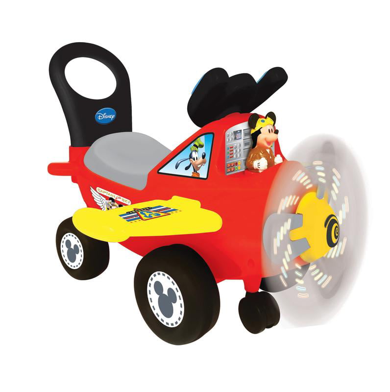 Kiddieland Disney Mickey Mouse Clubhouse Plane Light and Sound Activity Ride-On