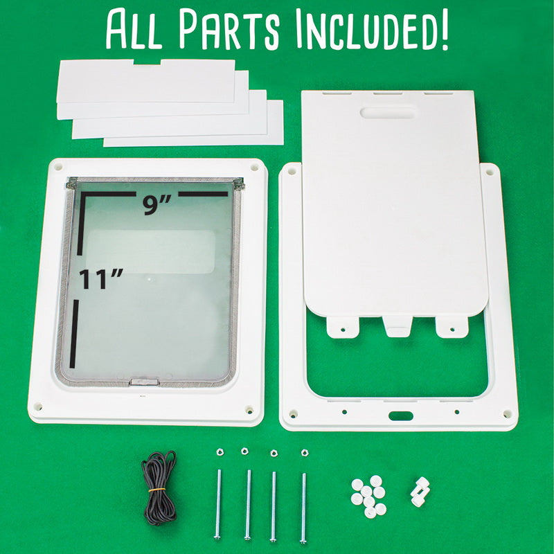 Brybelly Holdings ADDR-001 Medium Breed Pet Door with 11 x 9 in. flap opening