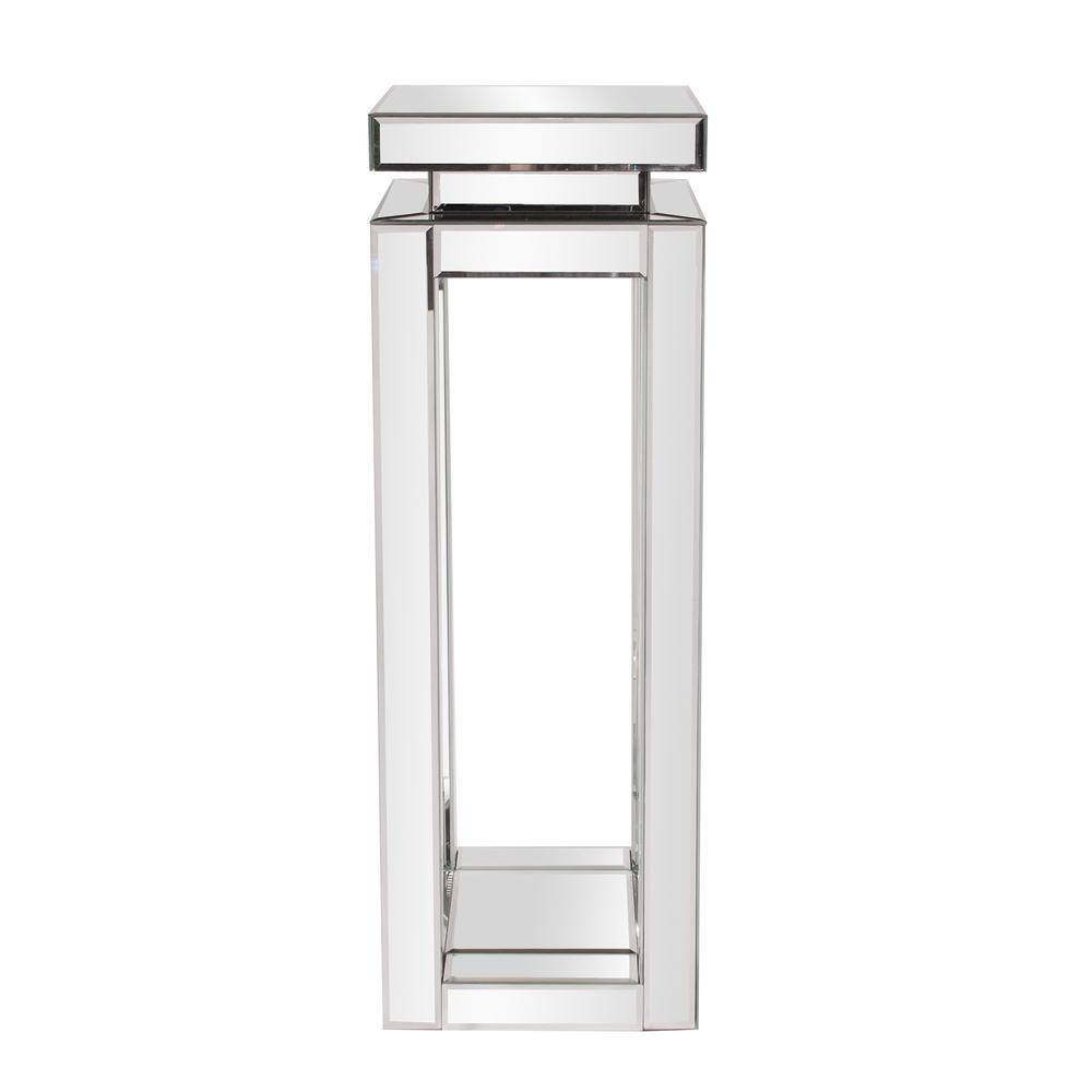 Marley Forrest Tall Mirrored Pedestal Table 11186