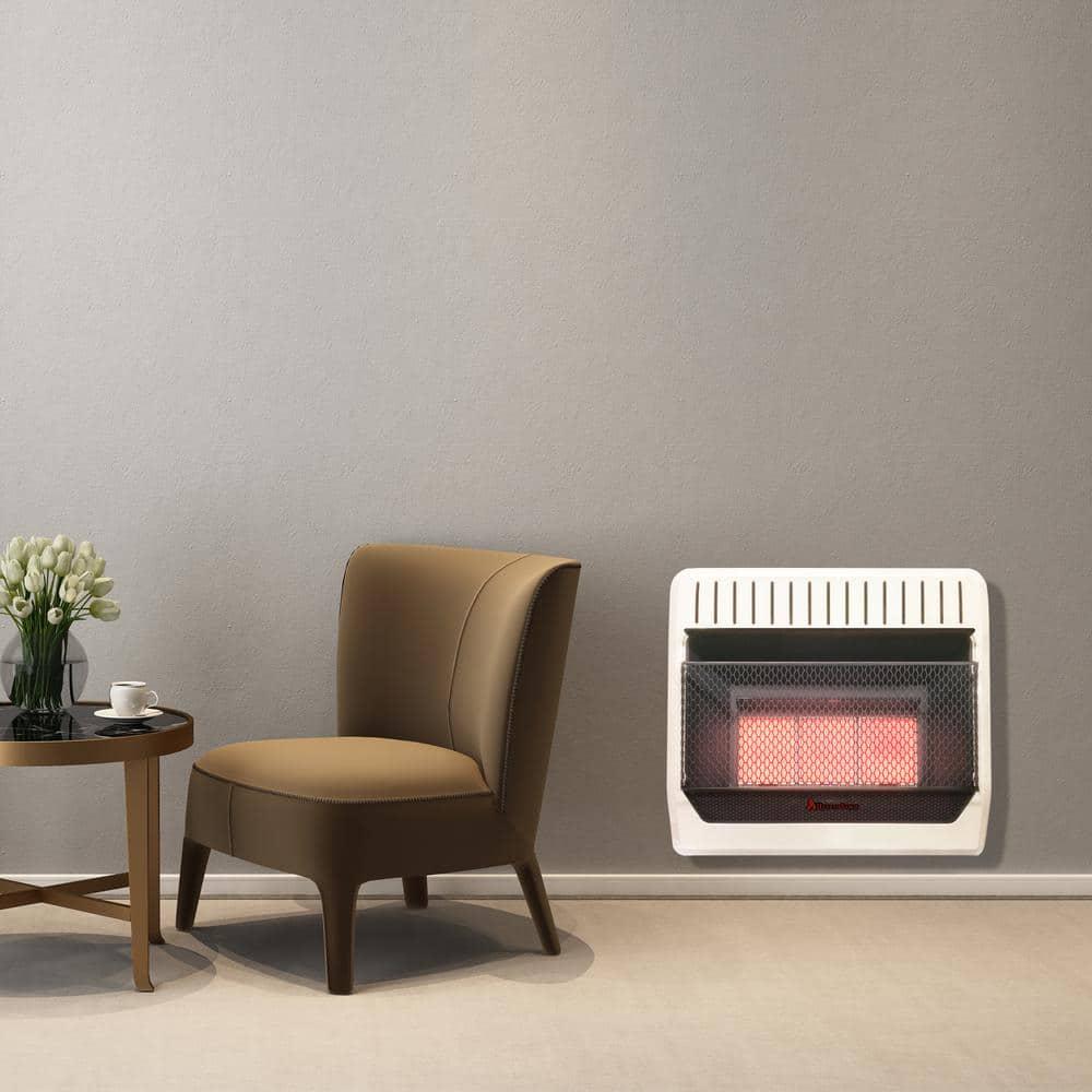 HearthSense 30000 BTU Unvented Multiple Fuel Infrared Plaque Heater With Base and Blower TStat Control Furnace