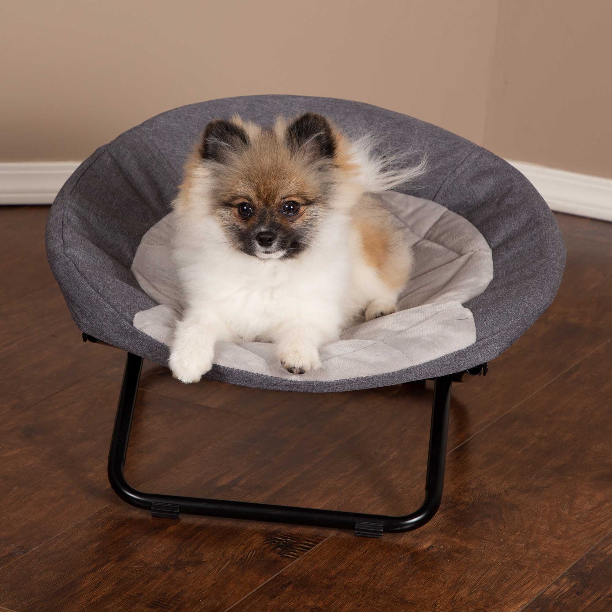 KandH Pet Products Elevated Cozy Cot Classy Gray Small 19 Inches