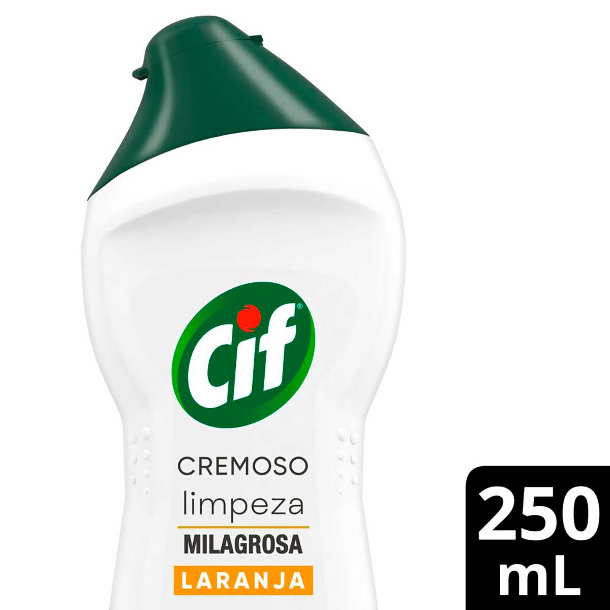 CIF Cremoso Limpeza Milagrosa Laranja para casa 250 ml