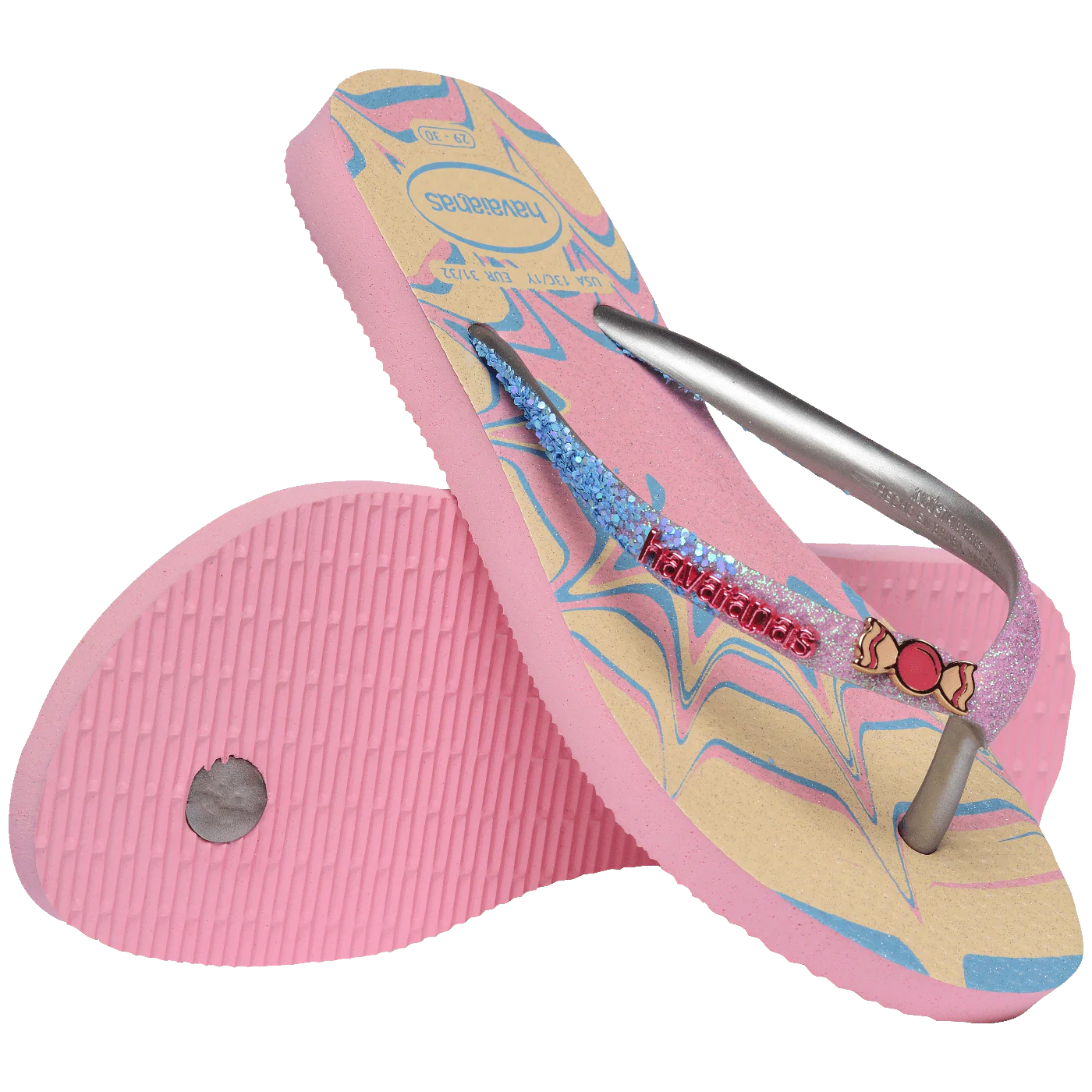 Chinelo Havaianas Infantil Slim Glitter II