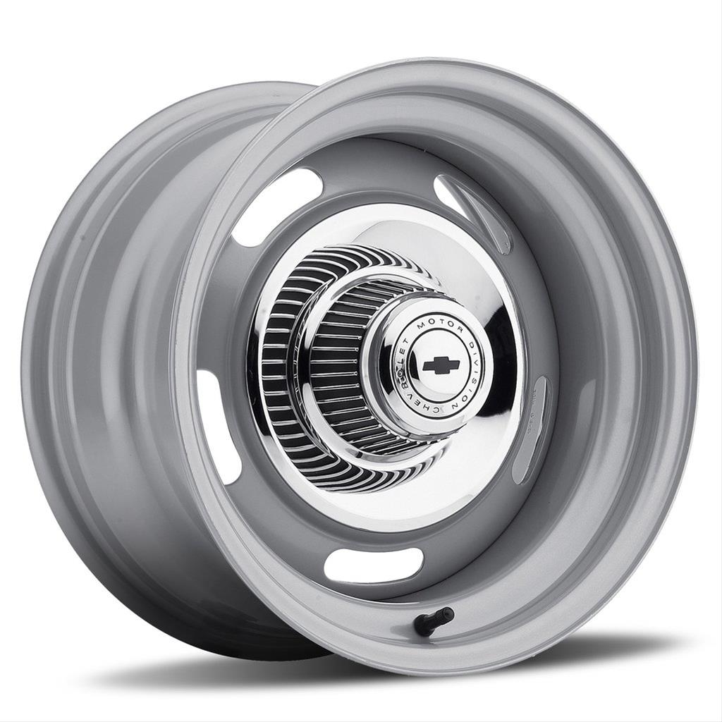 U.S. Wheel 55-5850500 U.S. Wheel 55 Series Silver Rallye Wheels