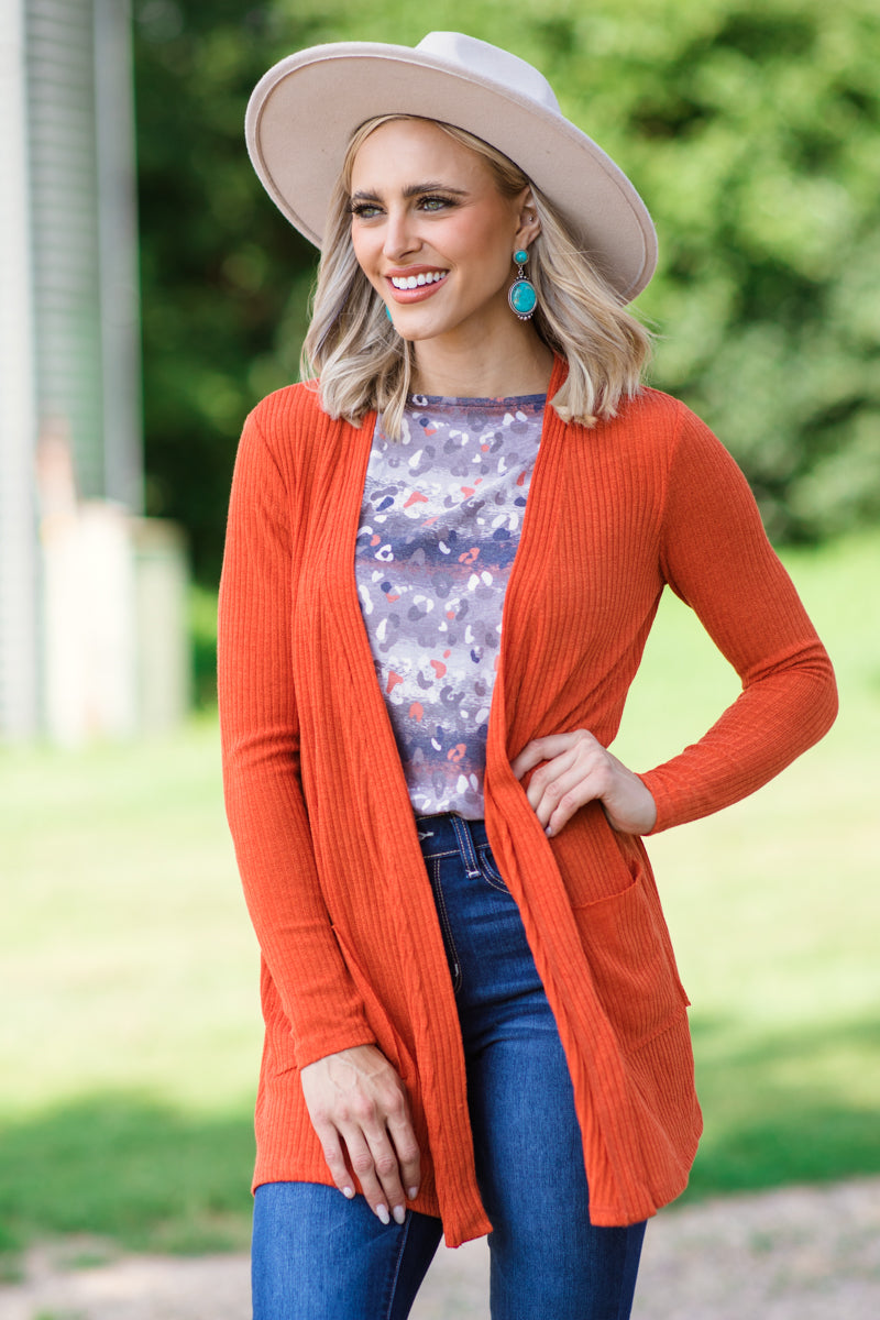 Navy and Grey Ombre Animal Print Tank