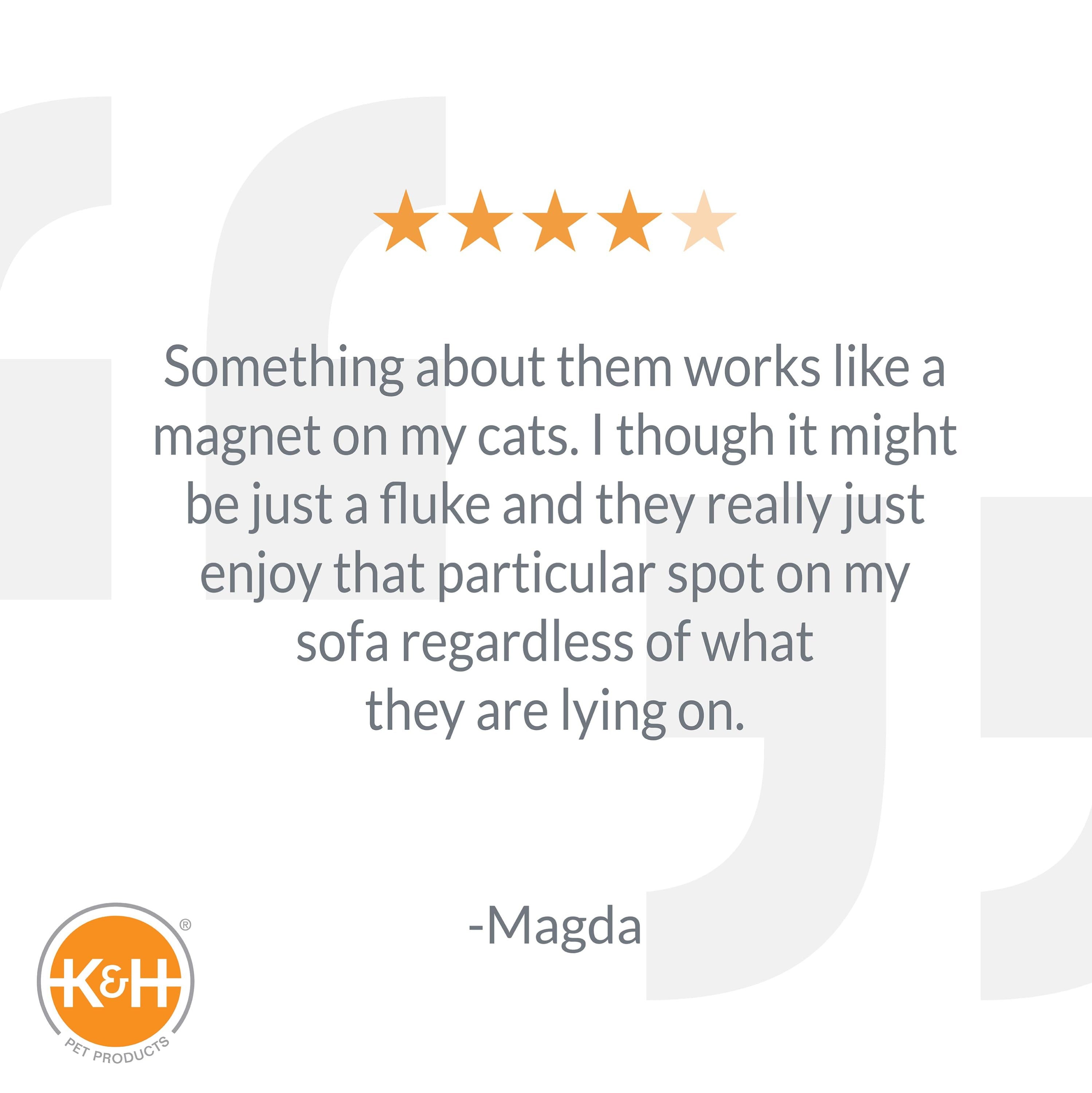 KandH Amazin' Kitty Lounger， Hooded， Grey， 13