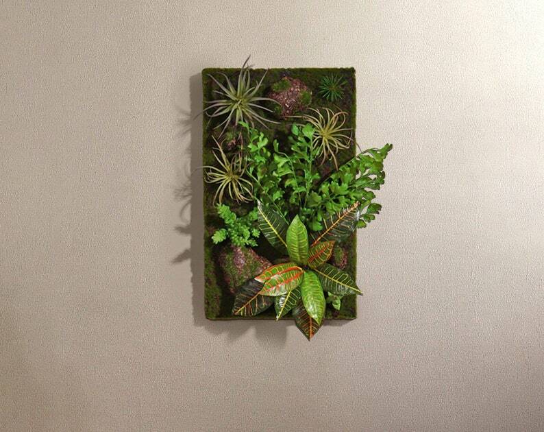Artificial Plant Succulent Wall Art | Succulent Wall Art | Wall Decora