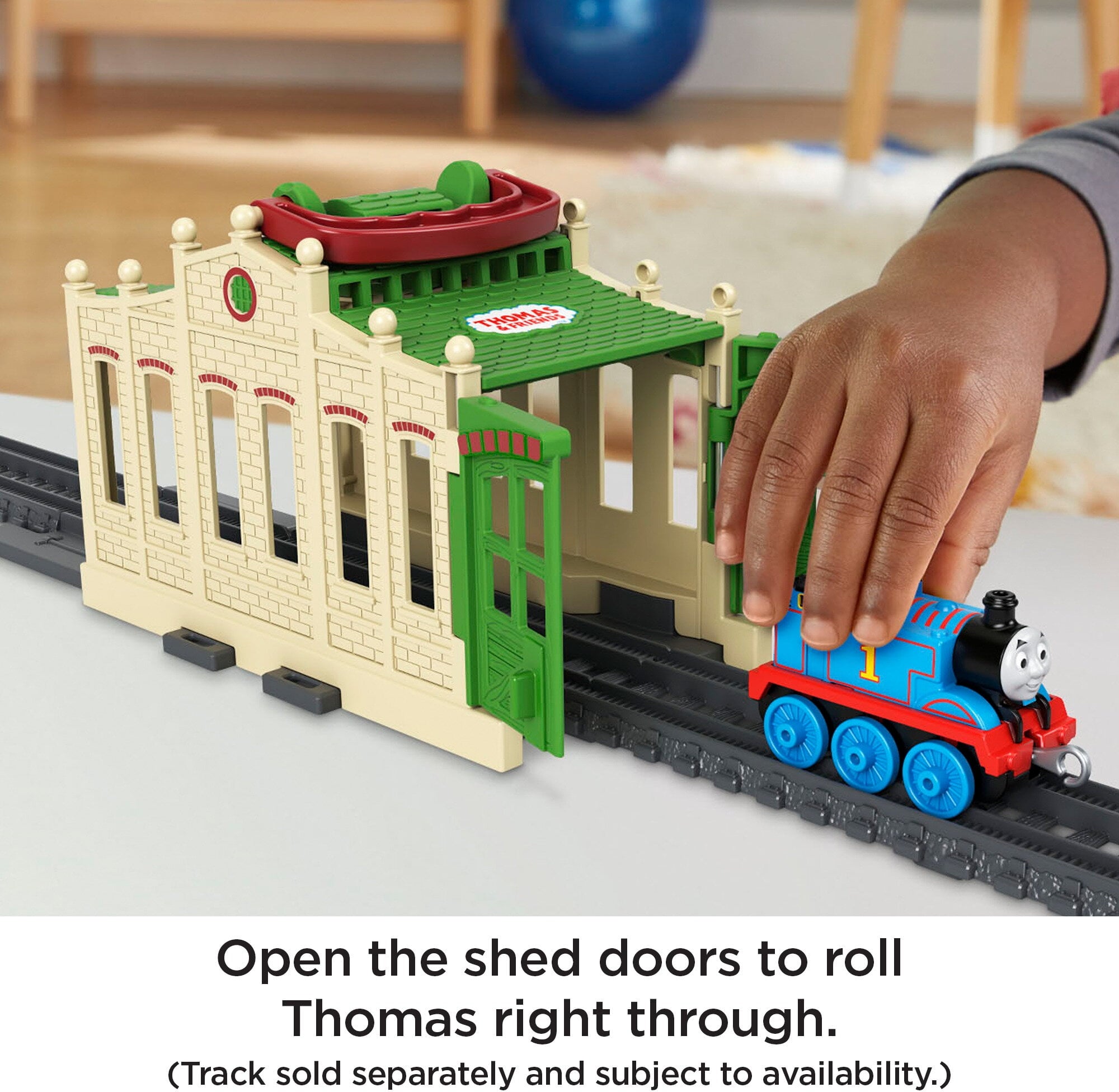 Thomas and Friends Connect and Go Thomas Train Engine And Shed