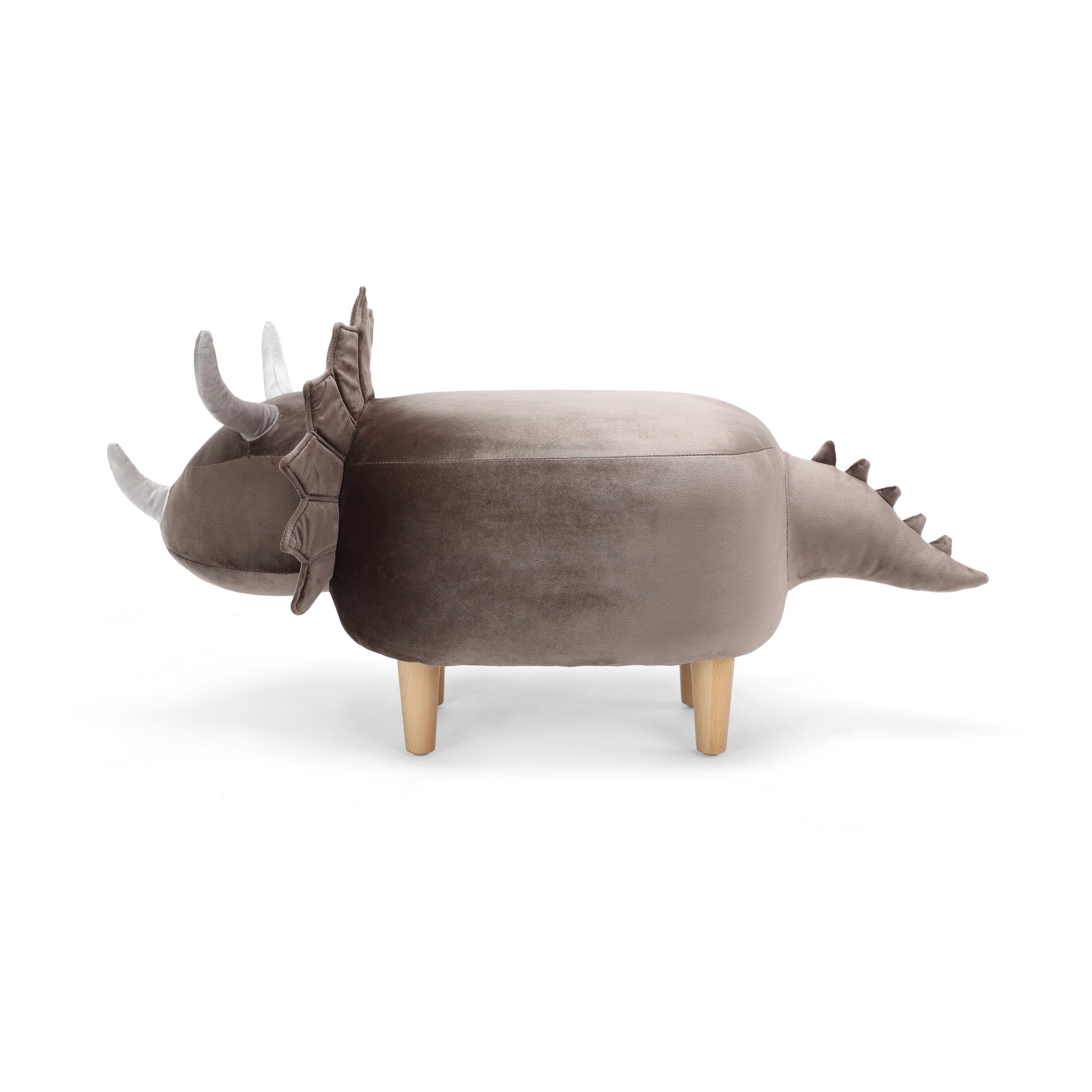 Nikolai Velvet Dinosaur Ottoman