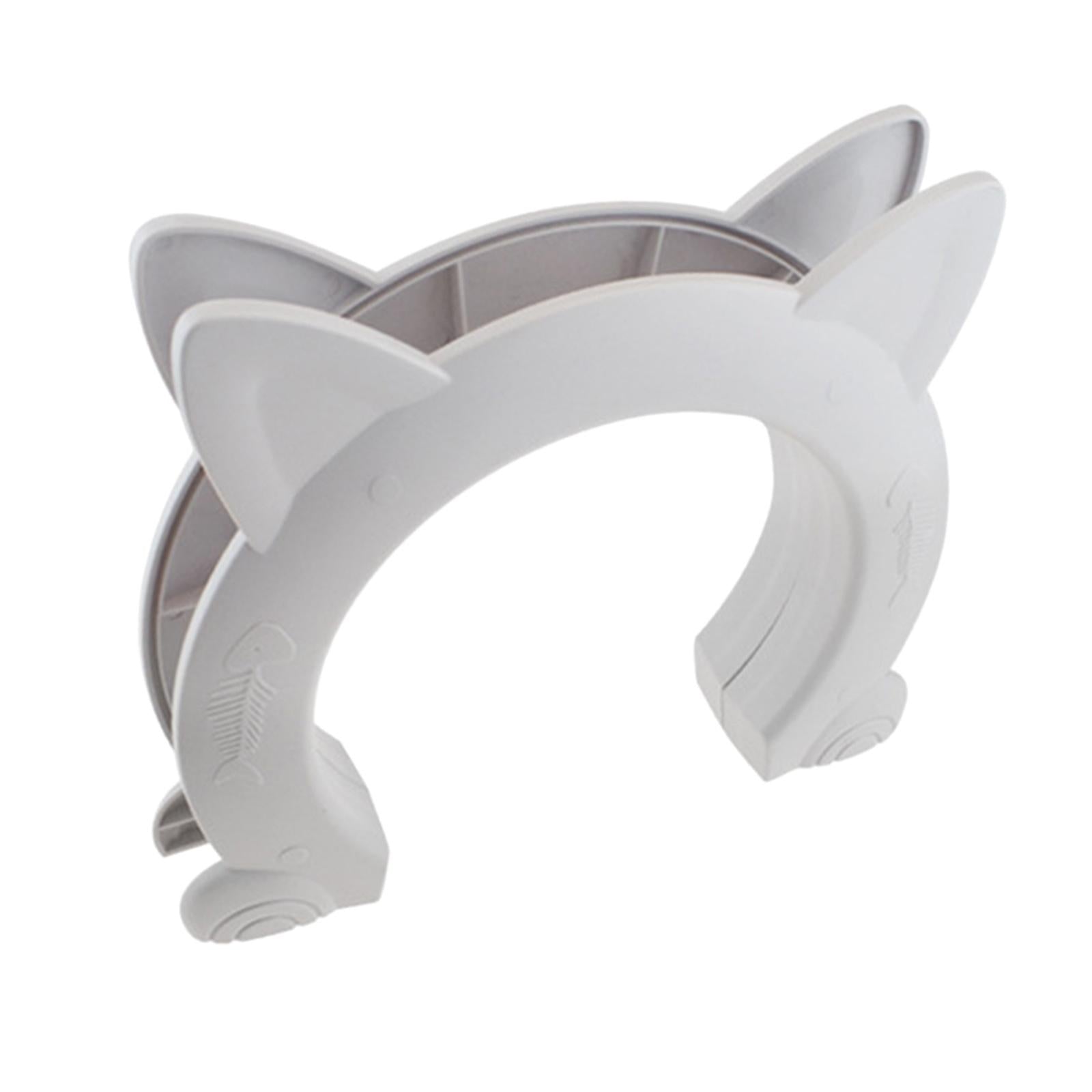 Cat Door for Cats Interior Door Cat Shape Pass Hole Access Toy