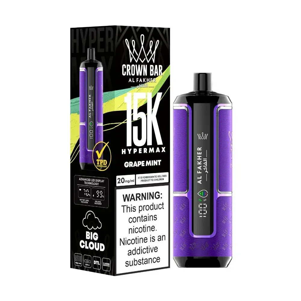Al Fakher Hypermax Disposable Vape - 15,000 Puffs
