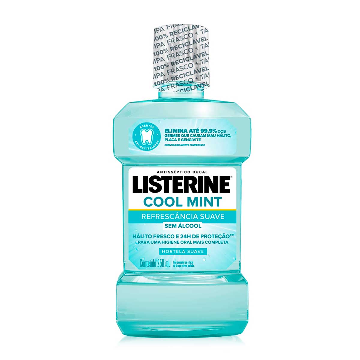 Enxaguante Bucal sem Alcool Listerine Cool Mint 250ml