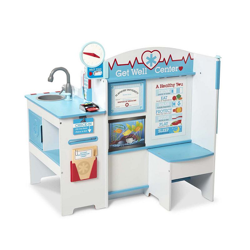 Melissa and Doug Wooden Get Well Doctor Activity Center