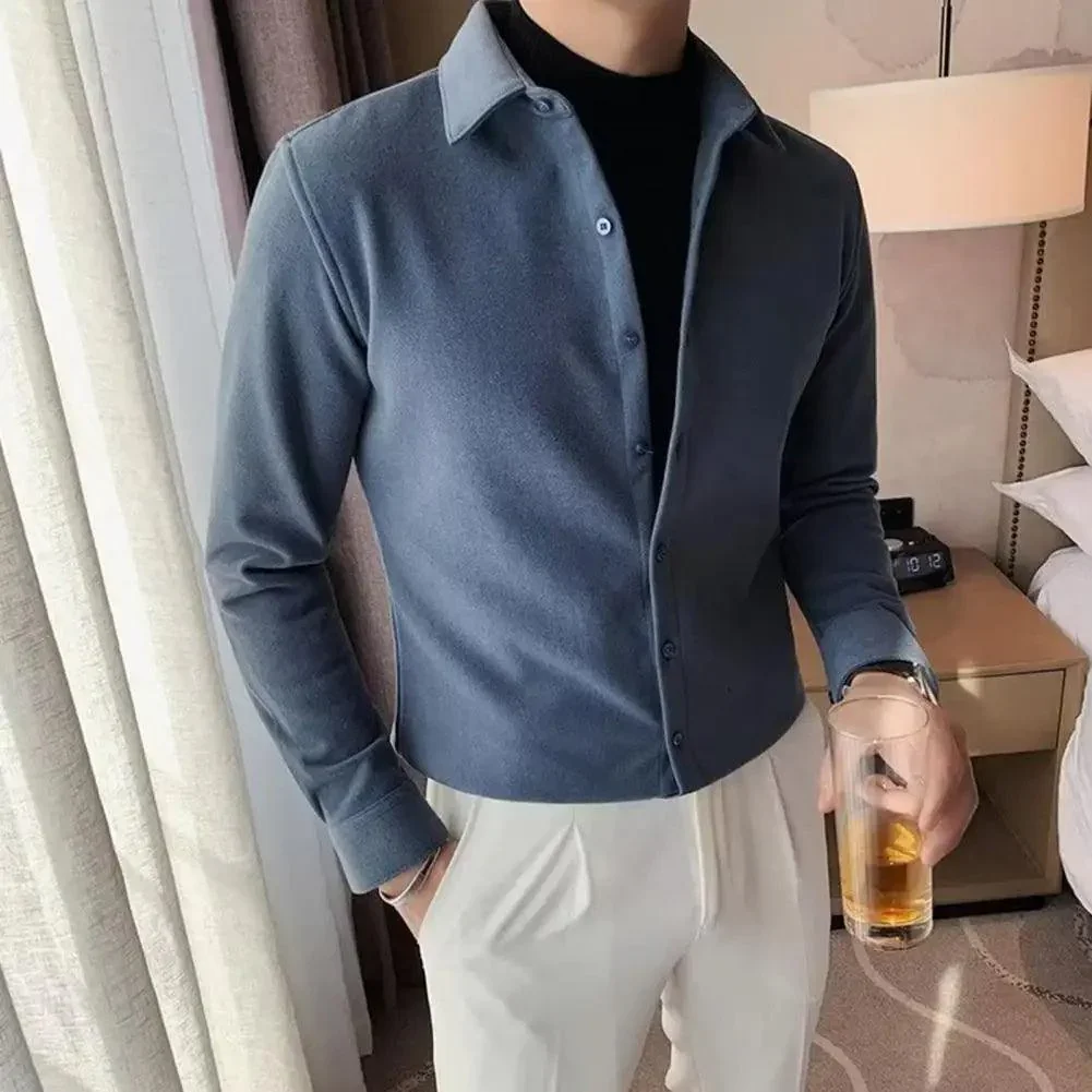 Camisa Social Knit Milão™ 2 em 1  / A Sofisticação Minimalista de Duas Peças com a Praticidade de Uma!