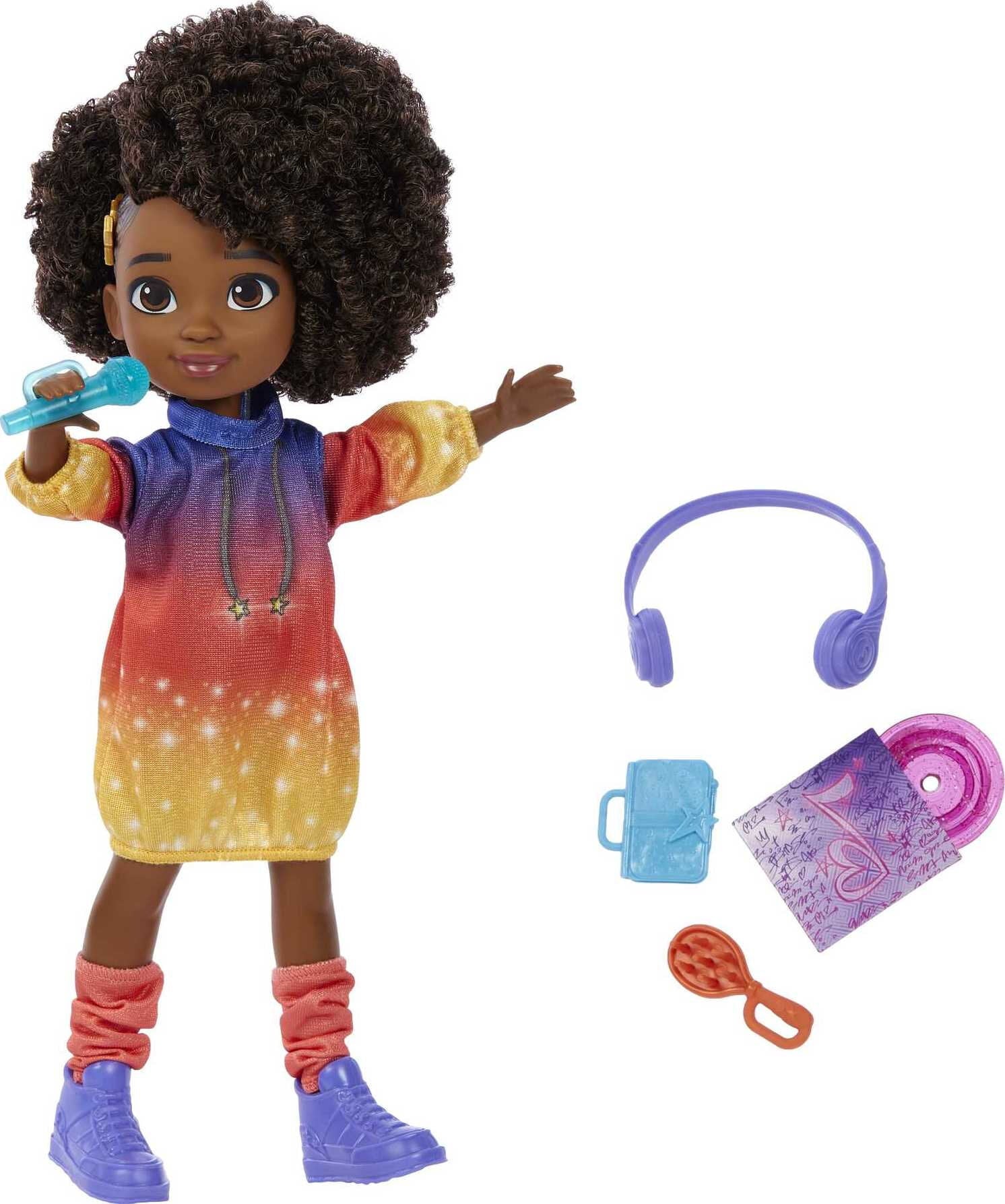 Karma's World Singing Star Karma Doll with Music Accessories & Collectible Record