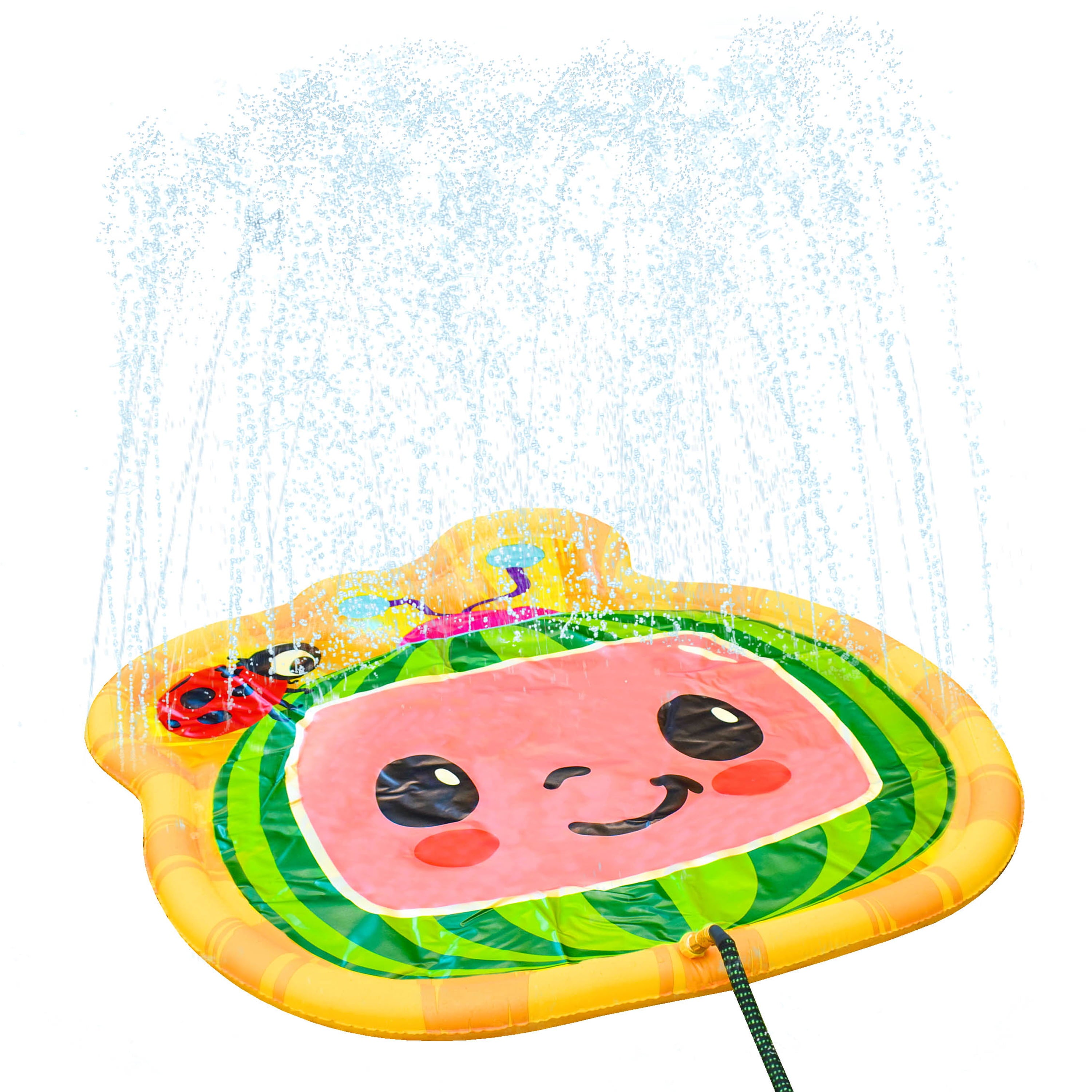 Cocomelon Splash Pad， Colorful Water Sprinkler Toy for Kids