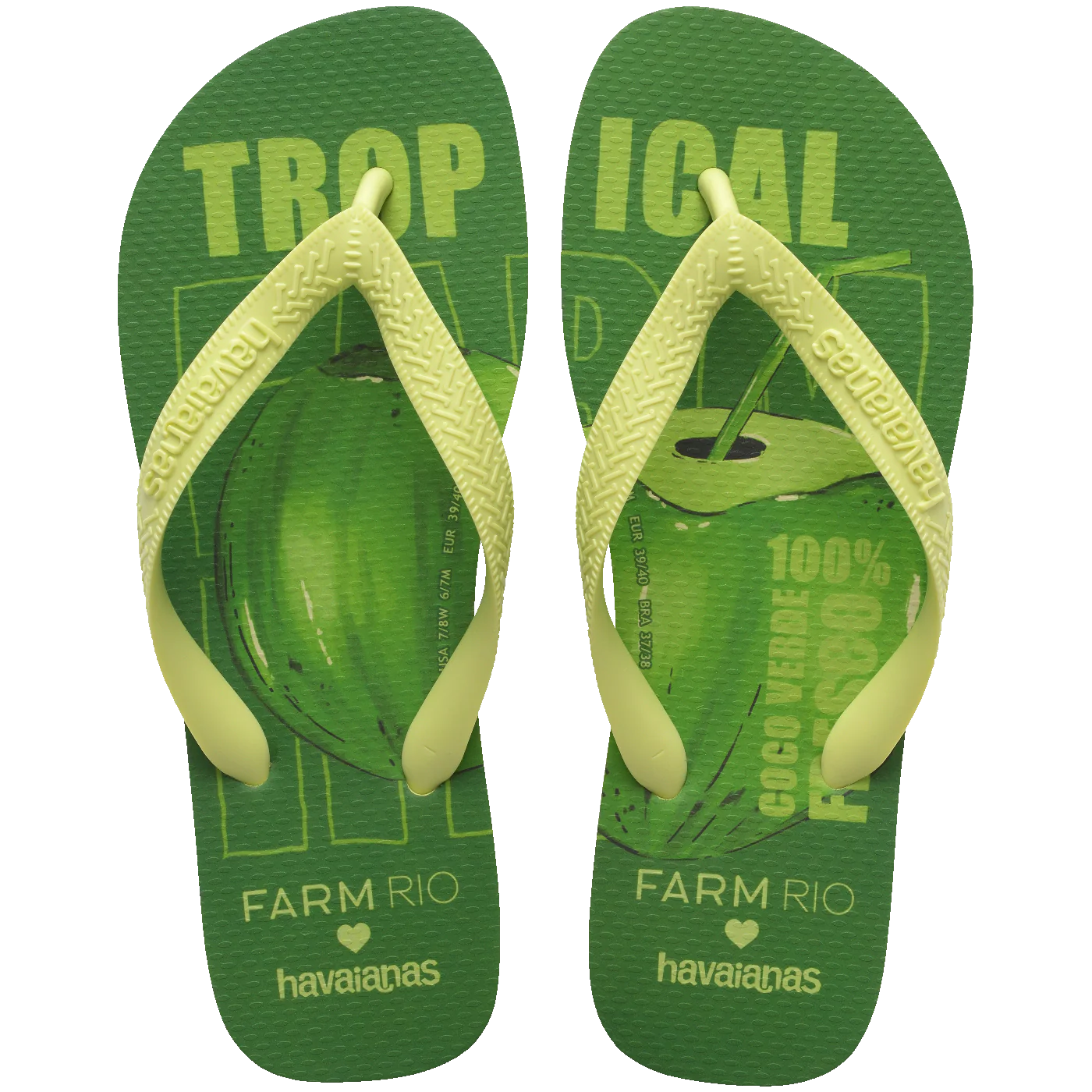 Chinelo Havaianas Farm Tropical Coco